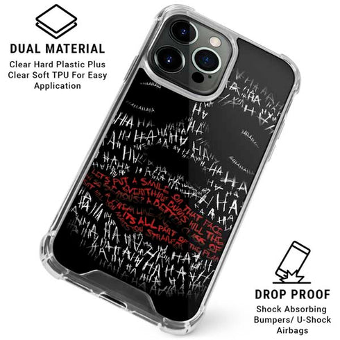 DC Comics The Joker Put a Smile On That Face iPhone 16 Pro Clear Case
